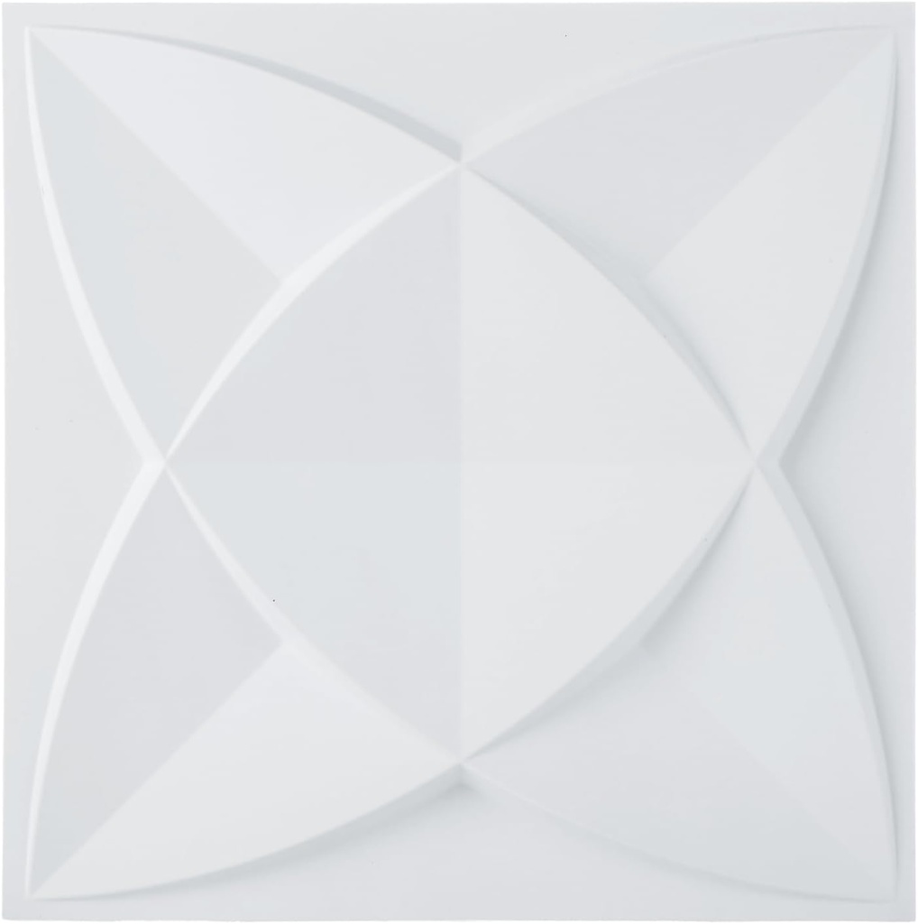 STARVAST 20 Pack 3D Wall Panels 12''x12'' PVC Wall Panels Peel and Stick, Paintable Wall Decorations Wall Panels for Gaming Room Bedroom TV Background