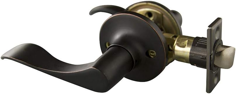 Design House 727990 Stratford 6-Way Universal Passage Hall and Closet Door Lever Oil Rubbed Bronze