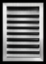 HVAC Premium 24"w X 36"h Aluminum Exterior Vent for Walls & Crawlspace - Waterproof & Rain Block - with Screen Mesh - HVAC Weather Grille [Outer Dimensions: 25.5"w X 37.5"h]