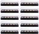 Hemoton 10pcs Box Macaron box cupcakes display container bakery macaron cake container cupcake containers pastry bulk gifts macaron packaging Dessert Gift the pet food grade freezer