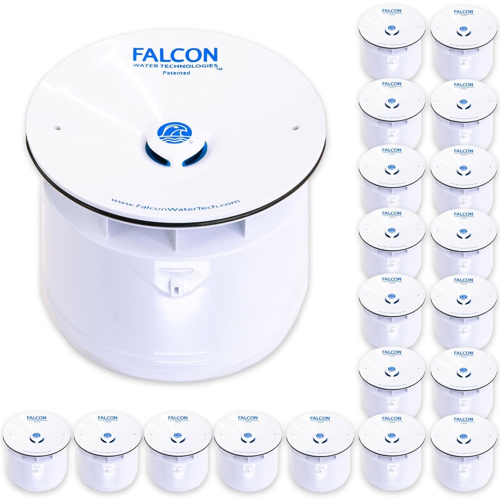 Falcon Velocity Water-Free Urinal Cartridge - Replacement Liquid Cartridge for Waterless and Hybrid Urinals (20 Pack)