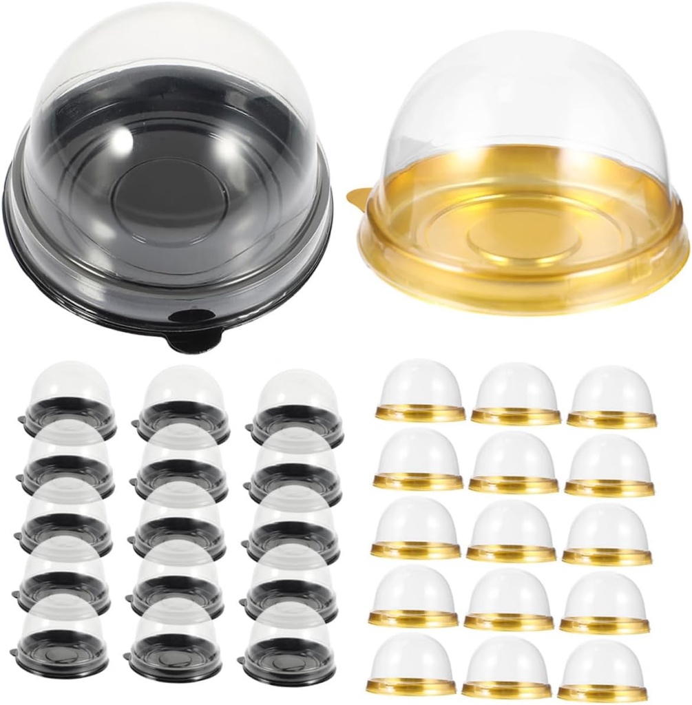 Milisten Luxury Packaging Box 100pcs Party Box Containers Dessert Baking Accessories