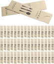 100pcs Kraft Paper Utensil Holders for Parties and Weddings Cutlery Bags for Forks and Spoons Dining Table Supplies for Guest Service