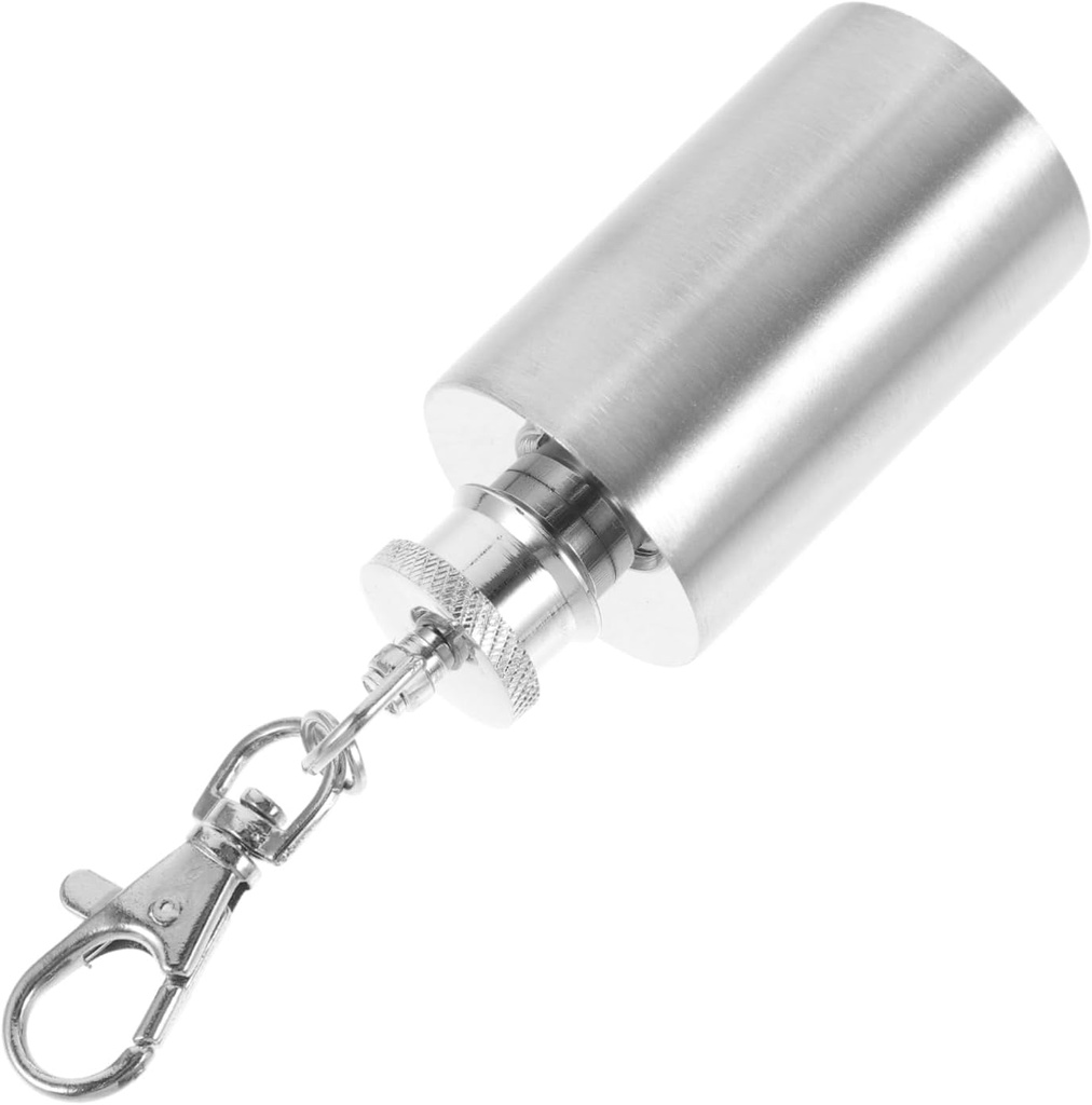 Stainless Steel Flask 1oz Keychain for Whiskey Flask Flask for Men Outdoor Flask