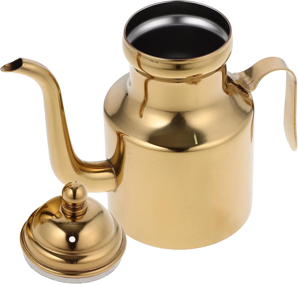 Grease Container with Spout and Strainer Multifunctional Oil Storage Can for Kitchen Cooking and Frying