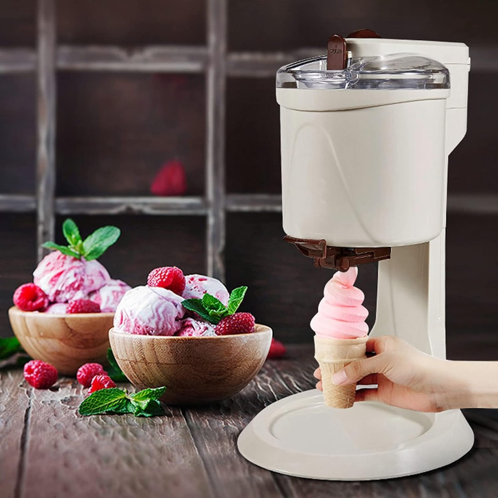 Electric Ice Cream Maker Crusher | Large‑Capacity Machine for Making Ice Cream Quickly | Frozen Yogurt or Sorbet in Minutes | Summer Cool Kitchen Accessories