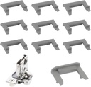10 Pack Cabinet Door Hinge Restrictor Clip, 86 Degree Angle Restriction Hinges Clips for Soft Close, Kitchen Cabinets Doors 90° Opening Hinge Limiter Hardware for Face Frame, Nylon