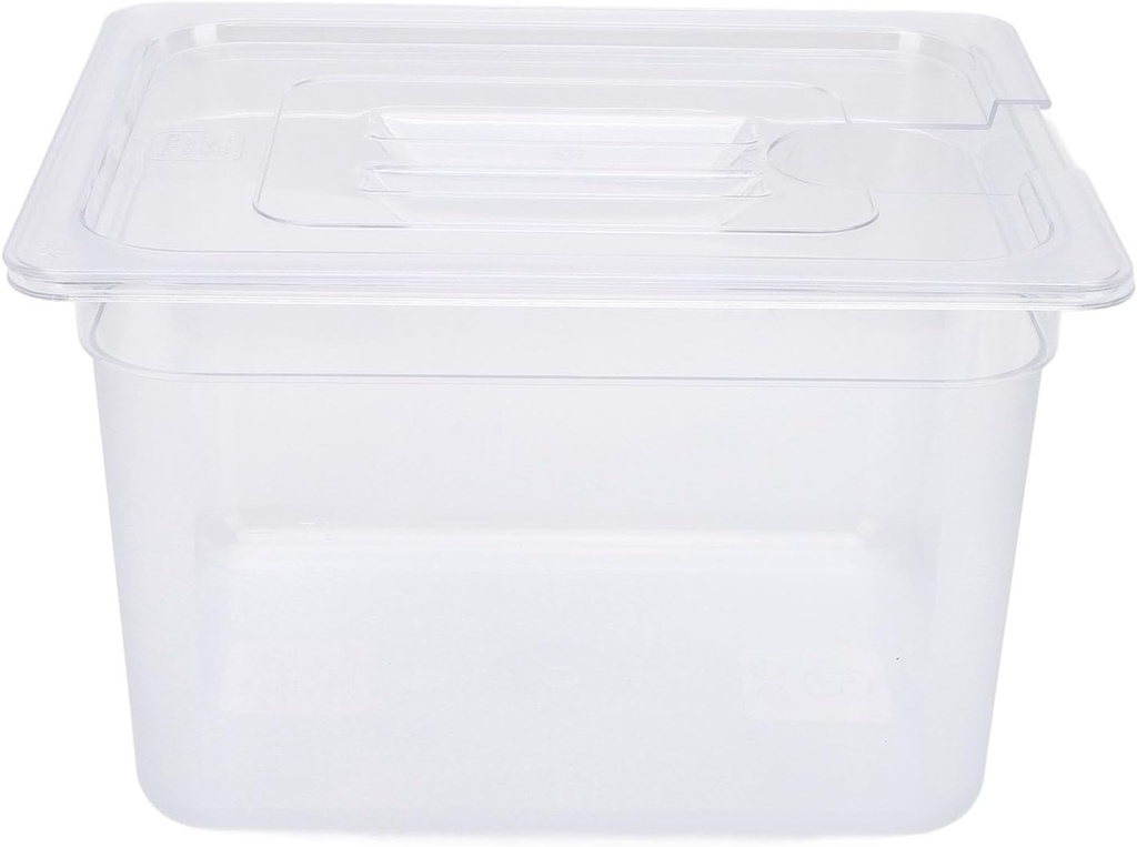 Sous Vide Container with Lid and Rack Sous Vide Pot 12L Slow Cooking Food Storage Container, for Anova and Most Sous Vide Cookers,Anova Container Kit ﻿