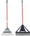 CRAFTSMAN CMXMKIT0030 2-Piece Raking Set with 26 in. Dual Tine Leaf Rake and 24 Tine Lawn Rake