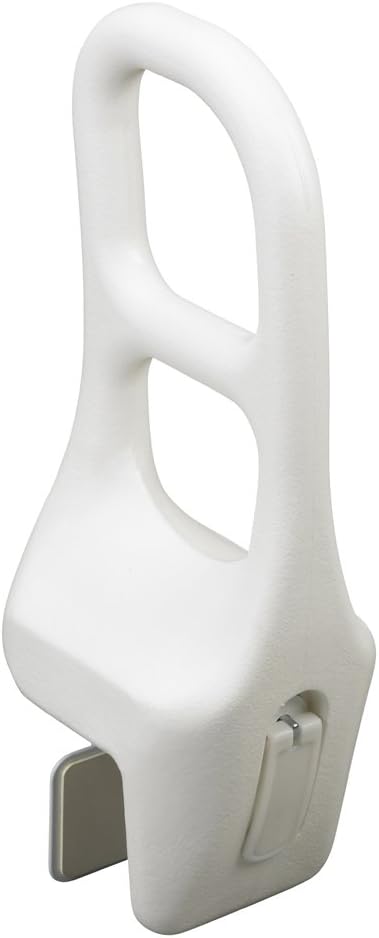 Drive Medical Bathtub Rail, Grab Bars for Bathtubs and Showers, White