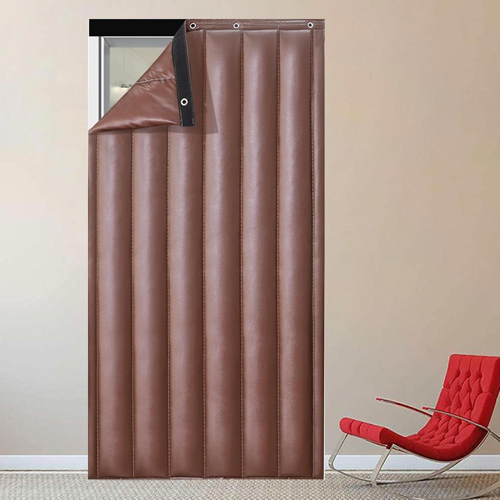 Blackout Curtains for Bedroom, Winter Curtains,Thermal Insulated Door Curtain, Keep Cool in Summer and Warm in Winter, for Air Conditioner Room and Kitchen
