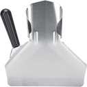 French Fry Popcorn Scoop Scooper, Stainless Steel French Fries Shovel Chips Bagger, Right Handle Snacks Scooper, Speed Scoop Shovel for Potato Chips, Snacks, Dried Nuts, Popcorn Bar