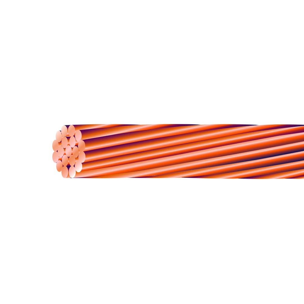 Wirenco 2 AWG Stranded Bare Copper Building Wire (50 FT Cut)