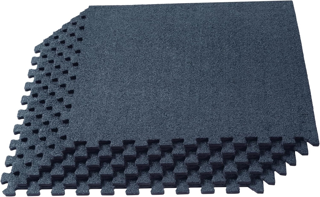 We Sell Mats 3/8 Inch Thick Interlocking Foam Carpet Tiles Durable Carpet Squares Anti Fatigue Support for Home Office or Classroom Use
