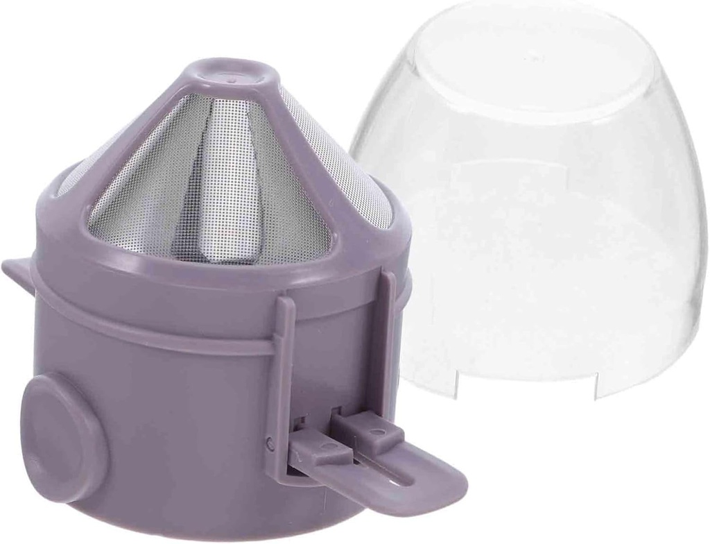 PRETYZOOM Portable Coffee Filter Reusable Metal Foldable Strainer Camping Office Accessory Reusable Tea Filter