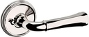Baldwin 5113055PRIV 5113.PRIV 5113 Privacy Door Lever Set with 5078 Rose from The Estate Collection
