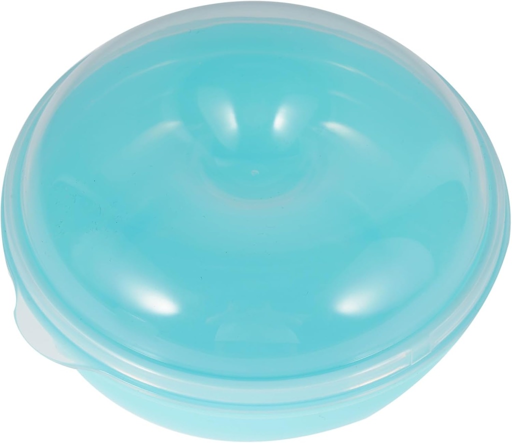 Zerodeko Airtight Bread Container with Lid Doughnut Storage Box for Kitchen Food Grade Bagel Freshness Keeper Portable Microwave and Refrigerator