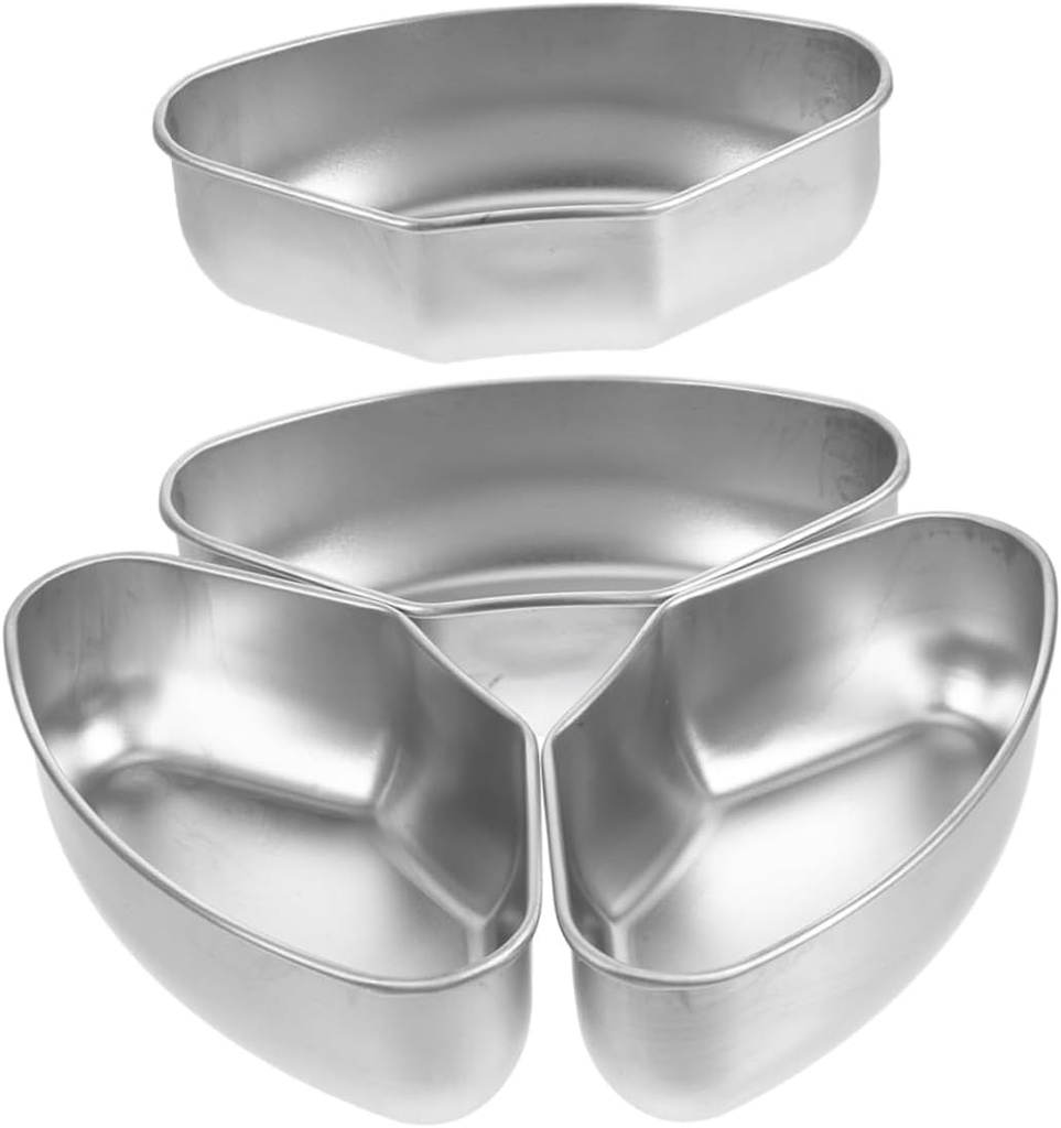 4pcs Stainless Steel Steamer Trays Fan-shaped for Vegetables Rice Eggs and Meats - Food Steamer Box for Preparation