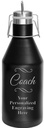 Custom Engraved Coach Growler, 64 oz Custom Coaching Stainless Steel Growler, Engraving Included