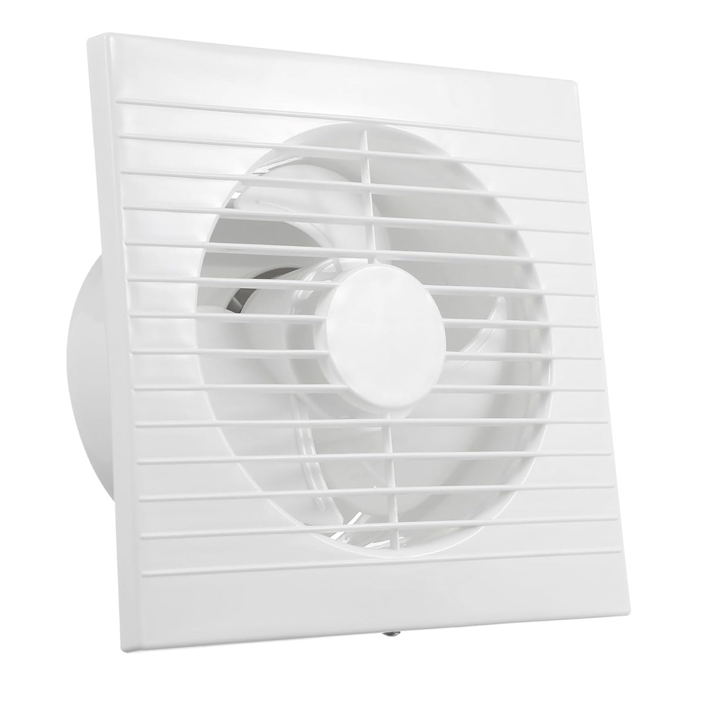 VILLCASE Wall Mounted Exhaust Fan with US Plug Quiet Bathroom Kitchen Ventilation Extractor Easy Installation Grease Resistant Ventilation for Home and Office