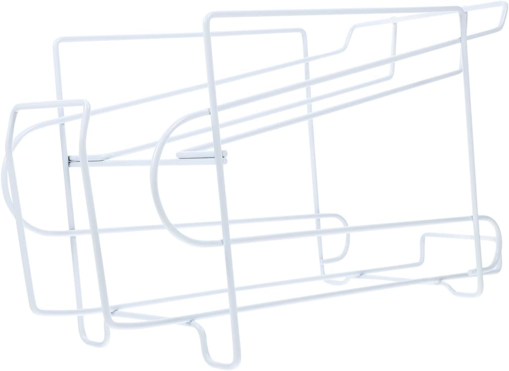 1pc Iron Beer and Soda Can Storage Rack Organizer for Fridge Holds Cans Sturdy Iron Construction for Home Bar and