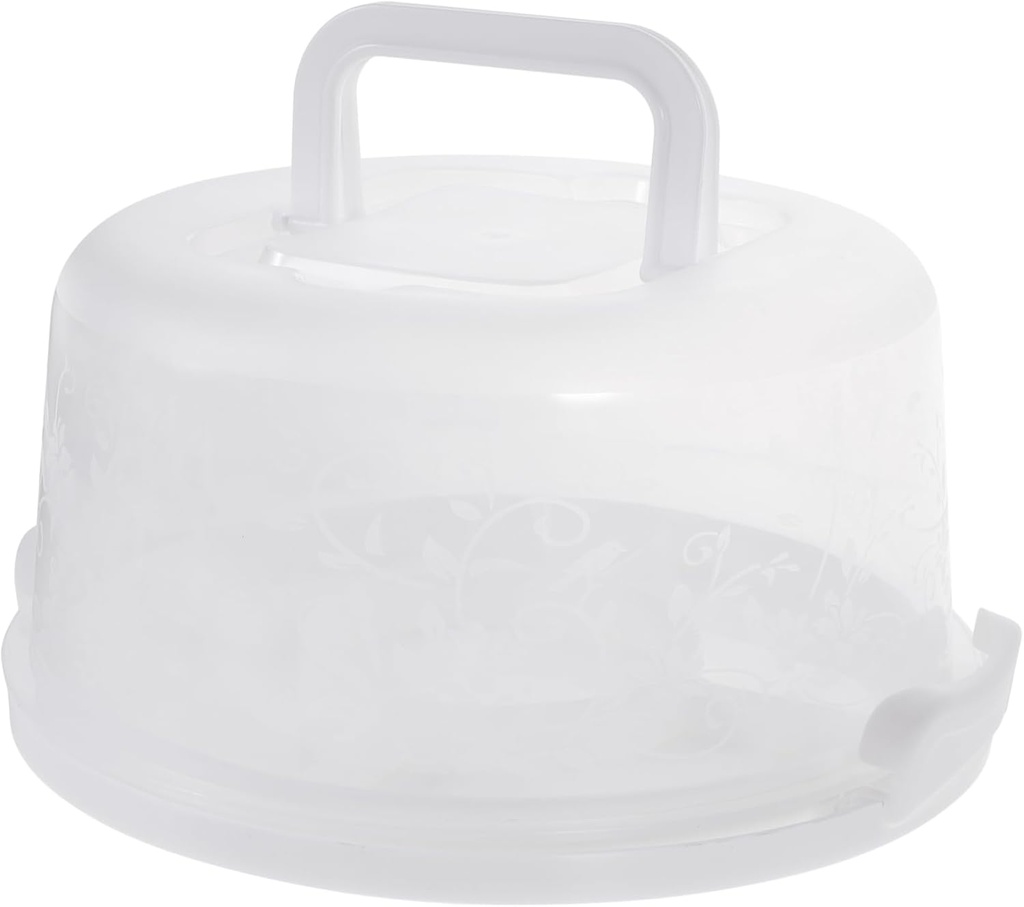 Cabilock Transport Cupcake Carriers with Handle Transparent Muffin Boxes for Safe Cake Packing and Freshness for Bakeries Catering and Home Use