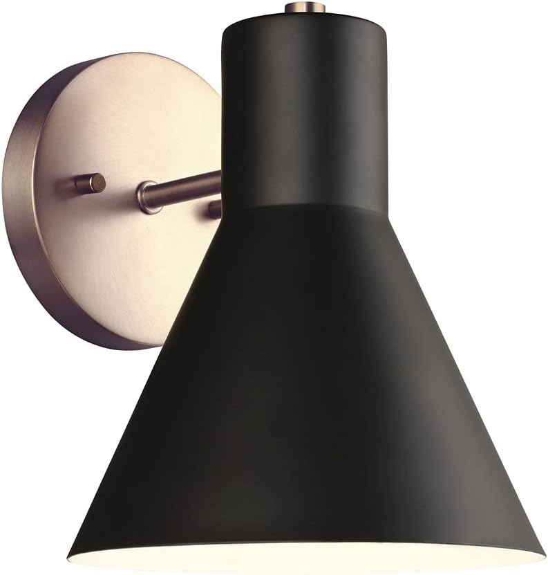 Generation Lighting 4141301-848 Towner One - Light Wall / Bath Sconce Vanity Style Fixture, Satin Brass