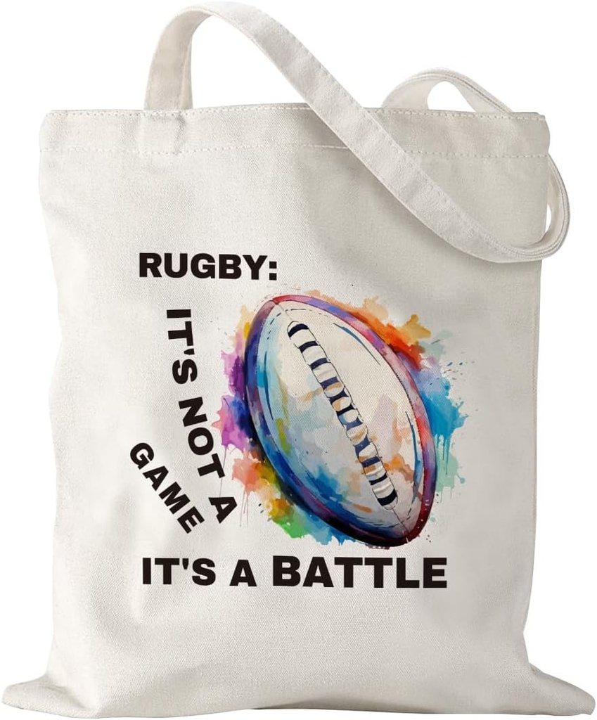 Aesthetic Tote Bags for Women Rugby Items Rugby Girl Gifts Football Soccer Bag Football Mom Gifts Soccer Tote Bag Team Coach Gifts Sport Fans Gifts for Football Lovers Players