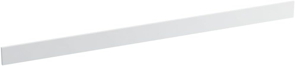 KOHLER Solid/Expressions 61-Inch Backsplash Kit, White Impressions