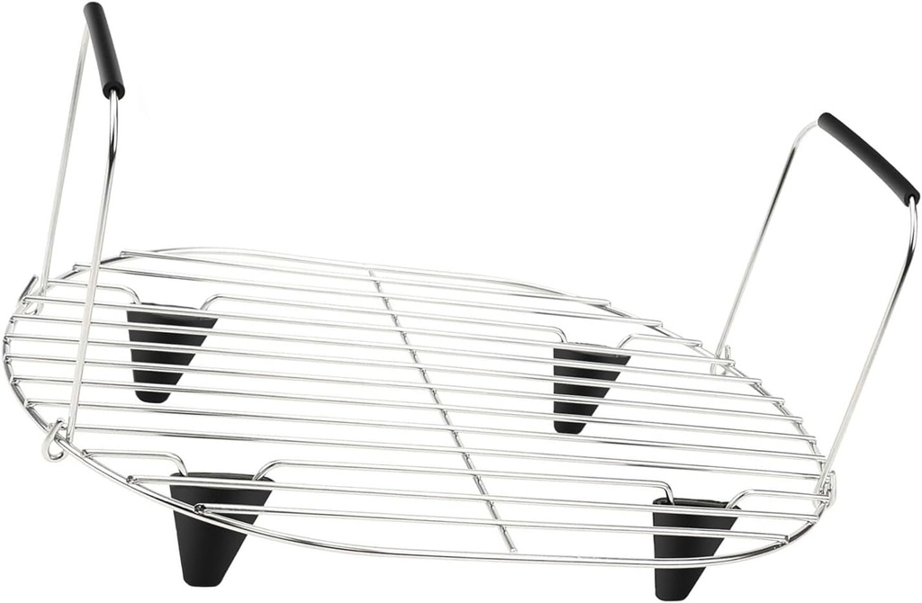 Adjust Height Rack Easy To Stainless Steel Grilling Rack And Roast Rack For 8.5 Quart MC1000 Slow Cooker