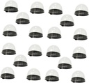 50pcs Transparent Cake Packing Boxes with Domed Lid Pastry Containers for Home and Bakery Use Lightweight Dessert Package Boxes for Storing and Transporting Baked Goods