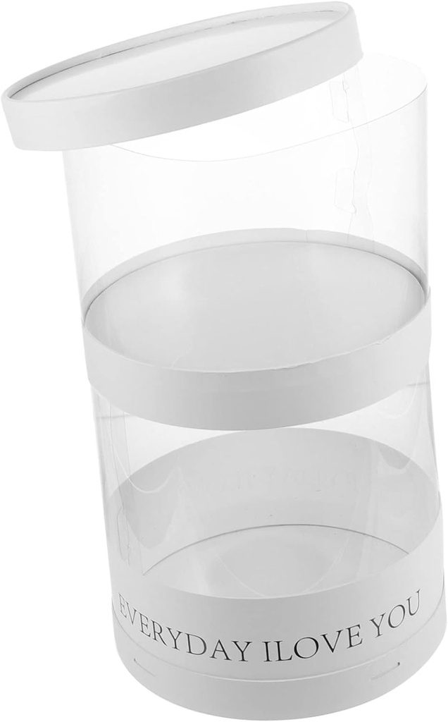 Birthday Cake Packing Box Round Dessert Carrier Lid Portable Cupcake Holder for Baking for Transporting Cakes Cookies Pastries