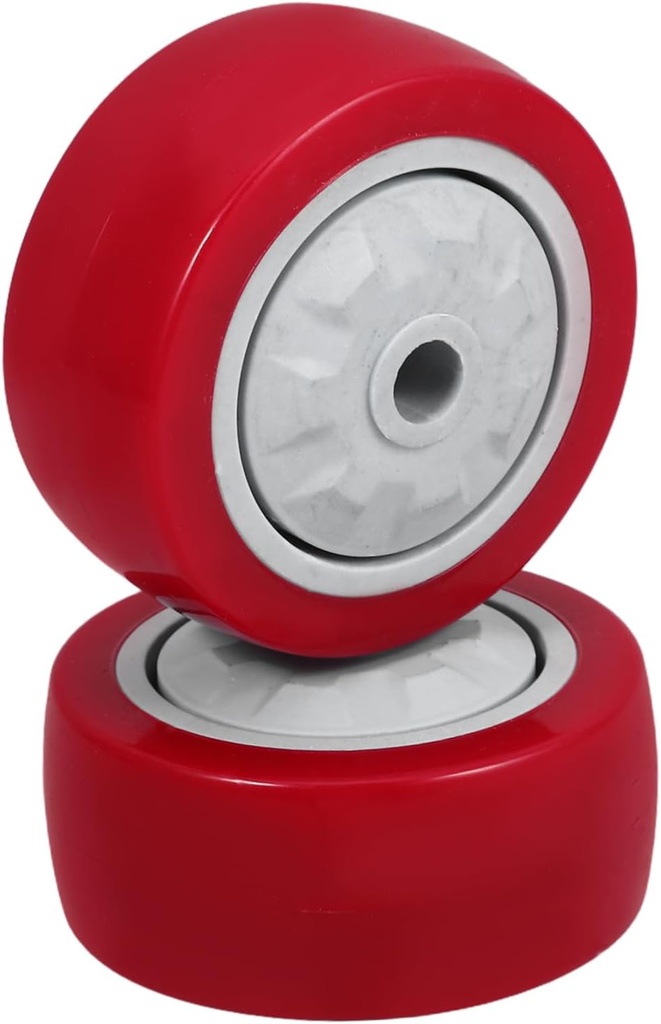 2pcs 3-Inch Universal Patio Heater Replacement Wheels Rubber Swivel Caster Wheels Compatible Outdoor Heater Utility Carts and Furniture Quiet Rolling Design