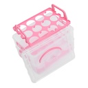 Clear Cake Carrier Reusable Decorative Cake Box for and Desserts Two Storage Ample Space for Easy to Clean and Maintain for Parties and Events