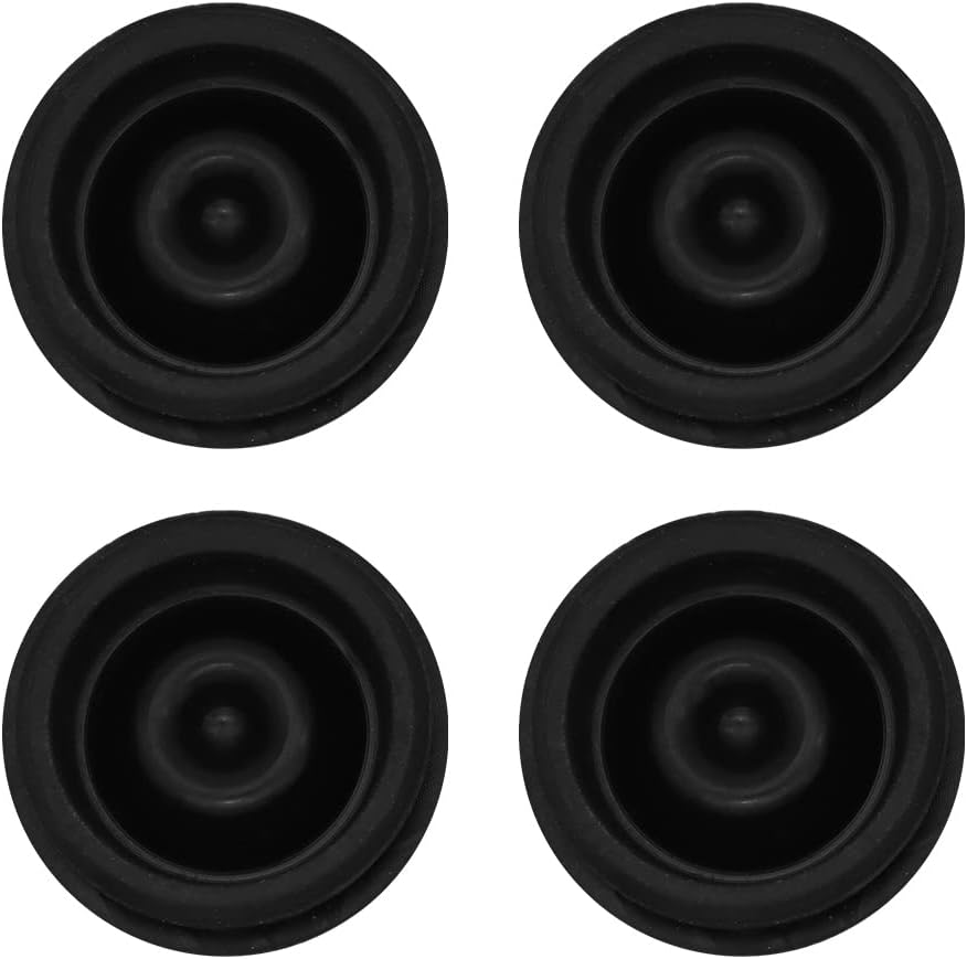 SUNCARACCL 4 Pack Trailer Hub Cap Rubber Plugs, 1.98 Inch Rubber Grease Plug Trailer Hub Dust Caps Fits for Most 2000 to 3500 Pound Dexter EZ Lube Trailer Camper Axle