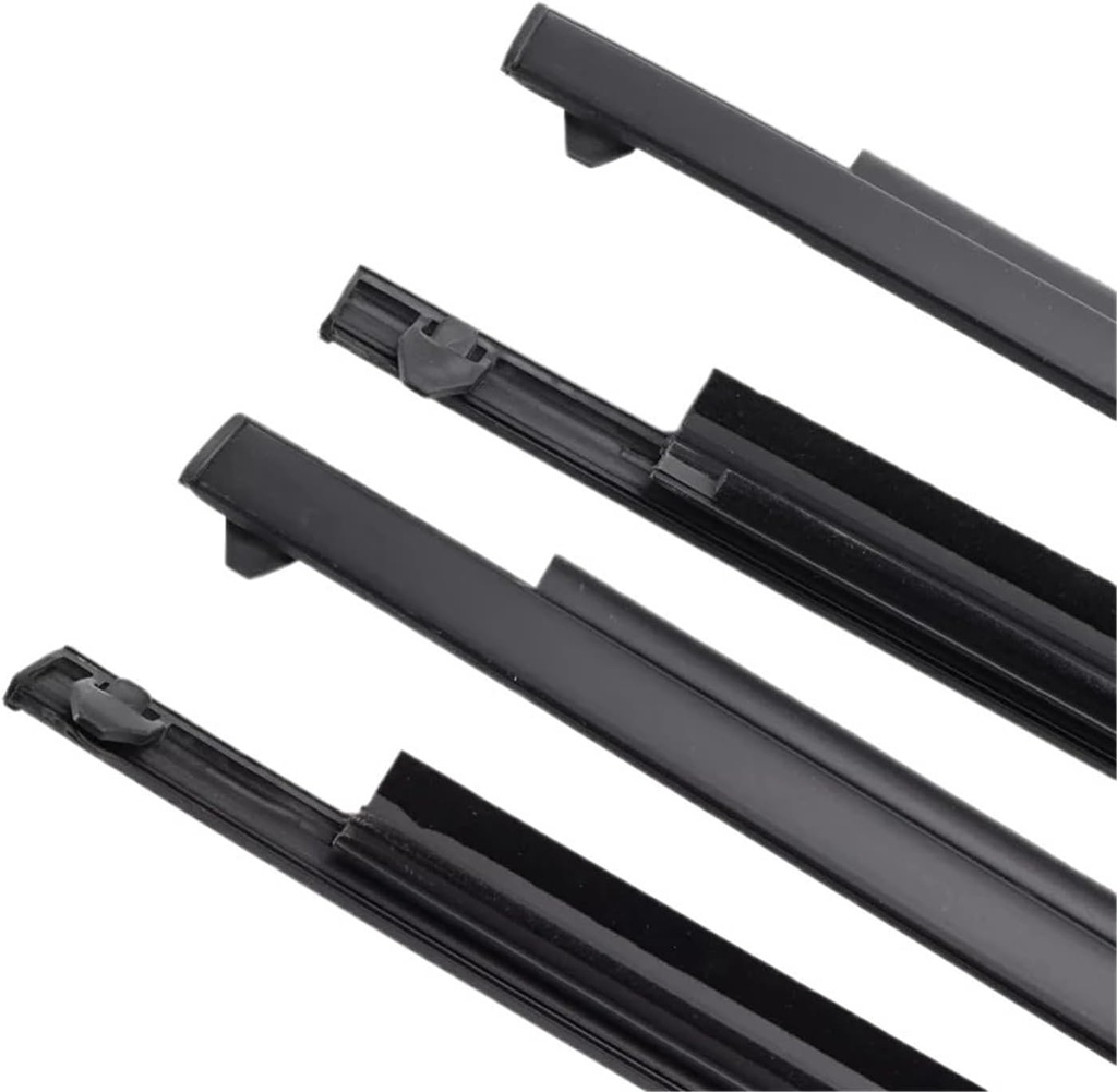 4PCS Car Window Door Glass Weatherstrip for Runner 1995~2002 Door Glass Outer Moulding Weatherstrip Set Car Seal Strip