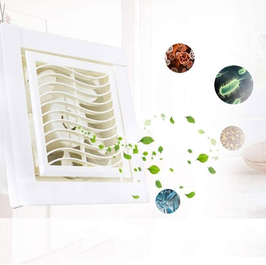 Bathroom Fan, Bathroom Exhaust Fan, Window Exhaust Fan 8 Inch Powerful Bathroom Kitchen Ventilation Fan Low Noise