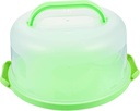 Portable Cake Pastry Box Lid Reusable Cake Storage Holder for Outdoor Events and Birthdays Lightweight Plastic Cupcake Container