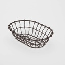 American Metalcraft WBB9 Oval Wire Basket, Bronze, 9-Inches