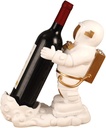 Modern and Simple Handmade Resin Astronaut-Shaped Wine Rack Decorations, Creative Wine Rack Racks, Fruit Tray Tray Racks, Suitable for Wine Cellars, Bars, Restaurants