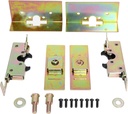 Large Locking Cat Jaw Claw Door Latches w/Installation Type Grip Kit Bear Claw Door Latch Kit