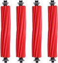4 Pack Main Brushes Replacement for Roborock Q7,Q7+,Q7 Max,Q7 Max+,S7 Series,QV 35A/35S, Q Revo,Qrevo S/MaxV/Pro/Plus Vacuum Cleaner