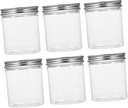 KICHOUSE 6pcs Practical Cookie Jars Lids Airtight Candy Containers for Snacks Decorative Kitchen Storage for Cookies