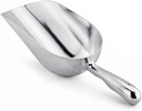Ice Cube Scoop, Aluminum Shovel Scoops Food Scoop for Ice Maker Freezer Coffee Bean Food Candy Flour Popcorn Dishwasher Safe(6 oz)