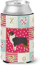 Caroline's Treasures CK5906CC Australian Shepherd Love Can or Bottle Hugger Cooler Washable Drink Sleeve Collapsible Beverage Insulated Holder, Can Hugger, Multicolor