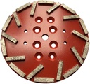 10" Concrete Diamond Grinding Disc Plate Edco, Blastrac, Husqvarna, 20 Turbo Segment, 25/30 Grit