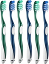 Extra Firm Toothbrushes for Adults, Extra Hard Bristles, 6 Count