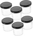 Unomor Home Storage Container Food Storage Jars Lids Airtight Glass Jar Set for Honey Jams Tea