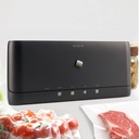 Cordless Vacuum Sealer Machine, Automatic and Compact Design Food Sealer, Portable, Sous Vide, Wine & Container Air Sealing Includes 20 Sealing Bags (Black (no vertical stand))