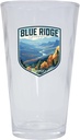 R and R Imports Blue Ridge Georgia Design A Souvenir 16 oz Pint Glass 2-Pack
